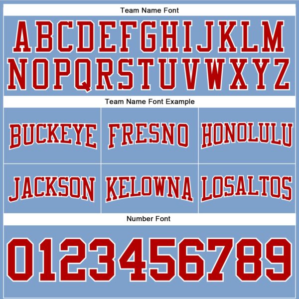 Custom Stitched Light Blue Red-White Football Pullover Sweatshirt Hoodie