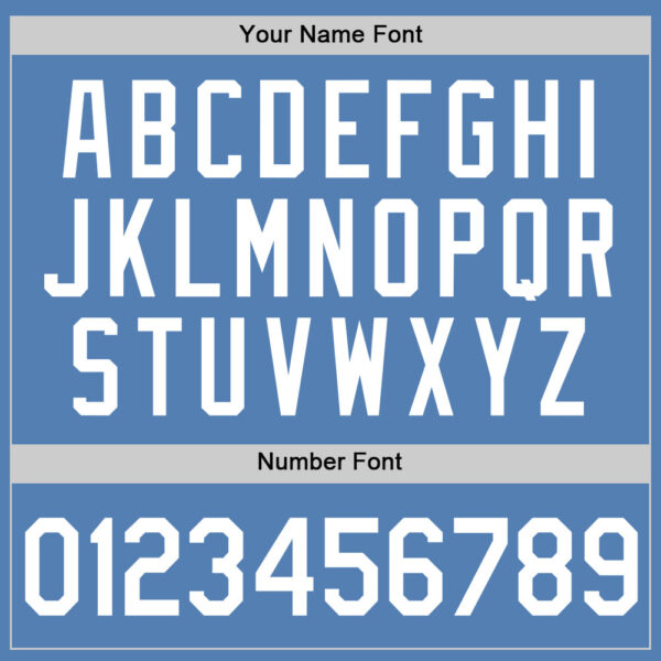 Custom Light Blue White Performance T-Shirt