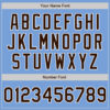 Custom Light Blue Brown-White Authentic Baseball Jersey