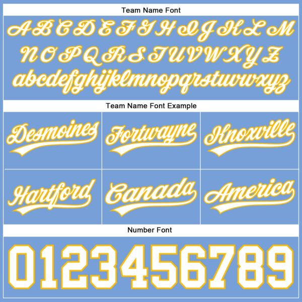 Custom Light Blue White-Gold Authentic Throwback Basketball Shorts