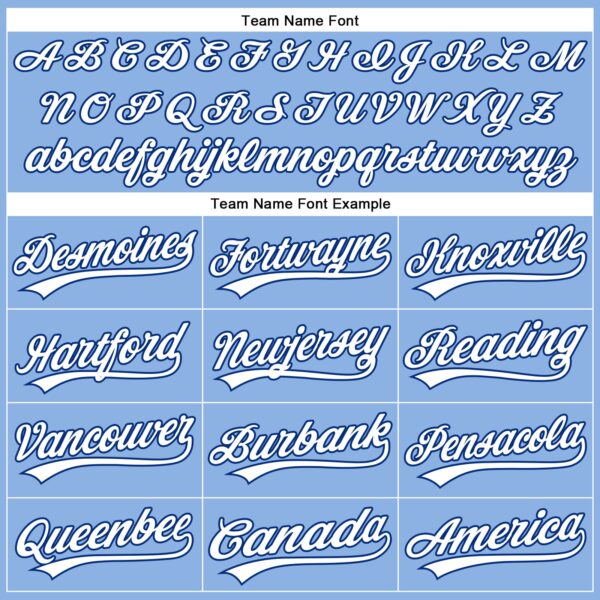 Custom Light Blue White Pinstripe Royal Authentic Baseball Jersey