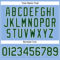 Custom Light Blue White Pinstripe Green Authentic Baseball Jersey