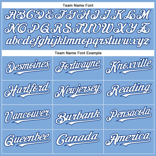 Custom Light Blue White-Royal Authentic Baseball Jersey