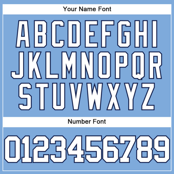 Custom Light Blue White-Navy Authentic Baseball Jersey