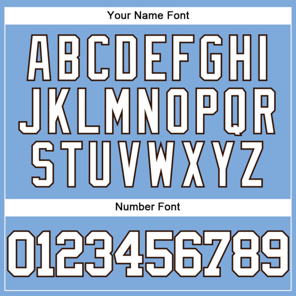 Custom Light Blue White-Brown Authentic Baseball Jersey