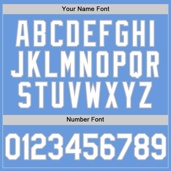 Custom Light Blue White-Gray Authentic Throwback Baseball Jersey