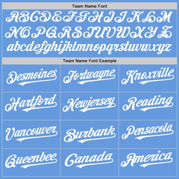 Custom Light Blue White Mesh Authentic Throwback Baseball Jersey