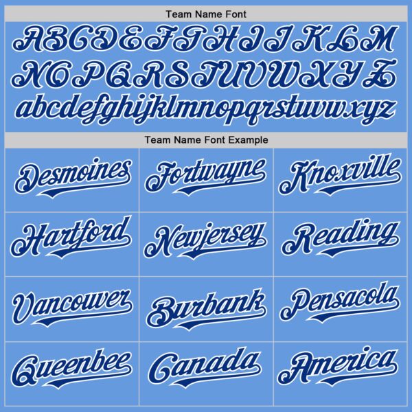 Custom Light Blue Royal-White Mesh Authentic Throwback Baseball Jersey