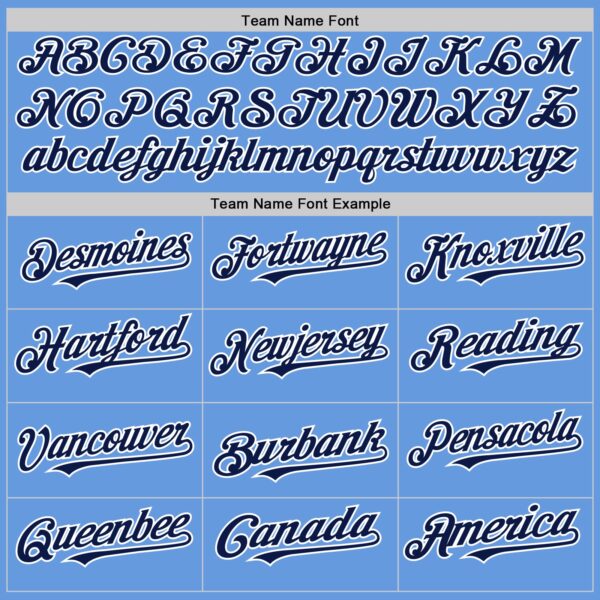 Custom Light Blue Navy-White Mesh Authentic Throwback Baseball Jersey