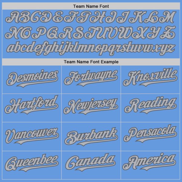 Custom Light Blue Gray-Steel Gray Mesh Authentic Throwback Baseball Jersey