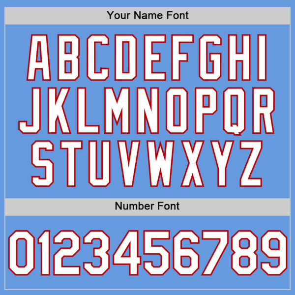 Custom Light Blue White-Red Mesh Authentic Throwback Baseball Jersey