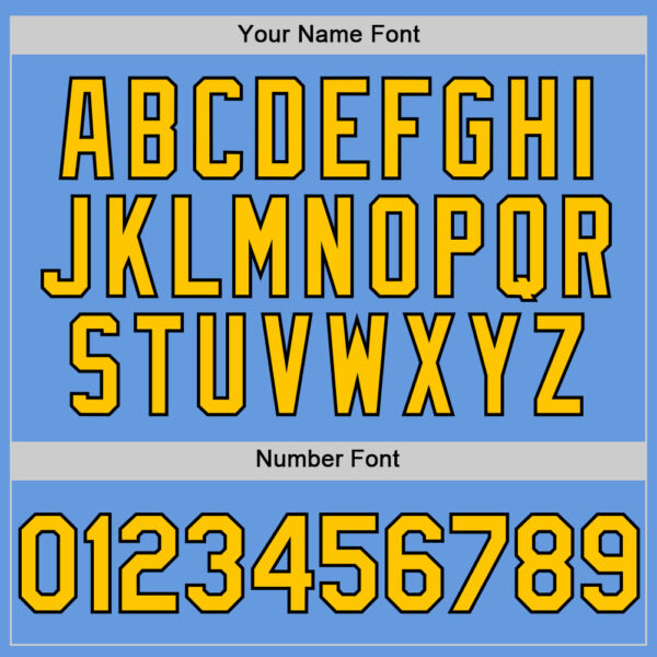 Custom Light Blue Yellow-Black Mesh Authentic Throwback Baseball Jersey