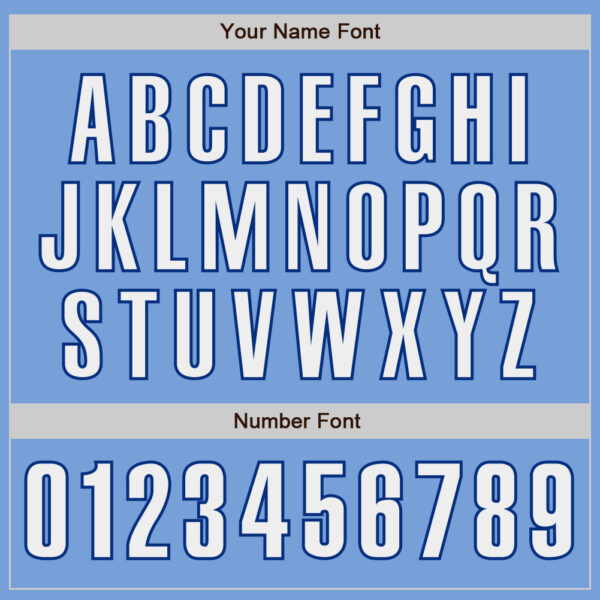 Custom Light Blue White-Royal Authentic Baseball Jersey