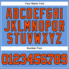 Custom Light Blue Orange-Black Mesh Authentic Throwback Baseball Jersey