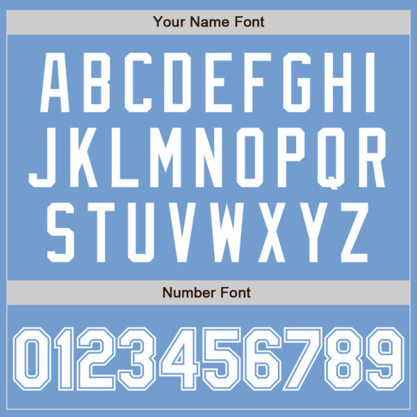 Custom Light Blue White Authentic Baseball Jersey