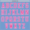Custom Light Blue Pink-White Authentic Baseball Jersey