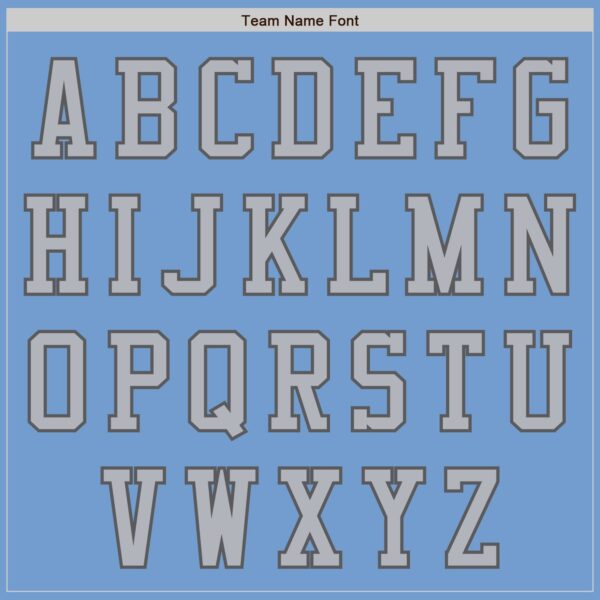 Custom Light Blue Gray-Steel Gray Authentic Baseball Jersey