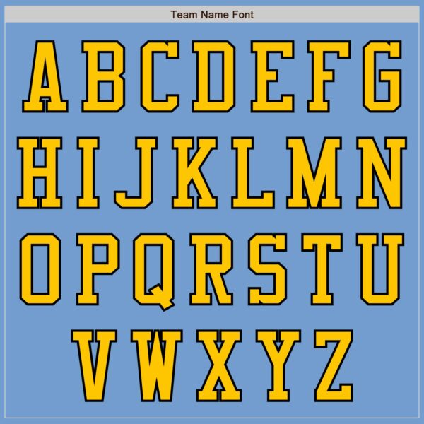 Custom Light Blue Black-Yellow Authentic Baseball Jersey