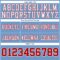LightBlue0857-3 Custom Light Blue Red-White Authentic Football Jersey