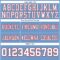 LightBlue0858-3 Custom Light Blue White-Red Authentic Football Jersey