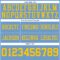 LightBlue0859-3 Custom Light Blue Yellow Authentic Football Jersey