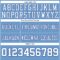 LightBlue0861-3 Custom Light Blue White-Royal Authentic Football Jersey