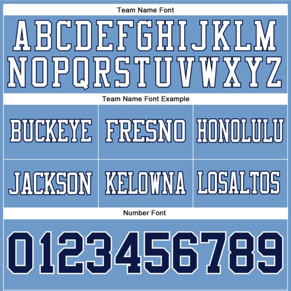 Custom Light Blue Navy-White Authentic Football Jersey