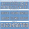Custom Light Blue Gray-Steel Gray Authentic Football Jersey