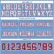 Custom Light Blue Cardinal-White Authentic Football Jersey