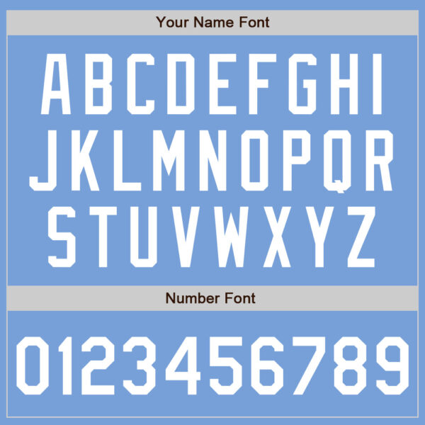 Custom Stitched Light Blue White Baseball Pullover Sweatshirt Hoodie