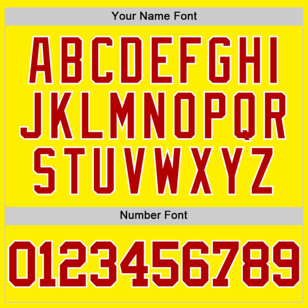 Custom Light Yellow Red-White Authentic Basketball Jersey