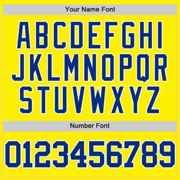 Custom Light Yellow Royal-White Authentic Basketball Jersey