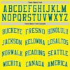 Custom Light Yellow Kelly Green-White Authentic Basketball Jersey