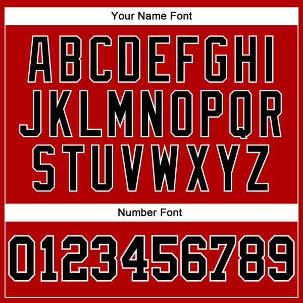 Custom Red Black-White Long Sleeve Performance T-Shirt