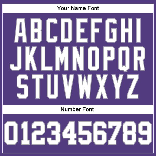 Custom Purple White-Gray Long Sleeve Performance T-Shirt