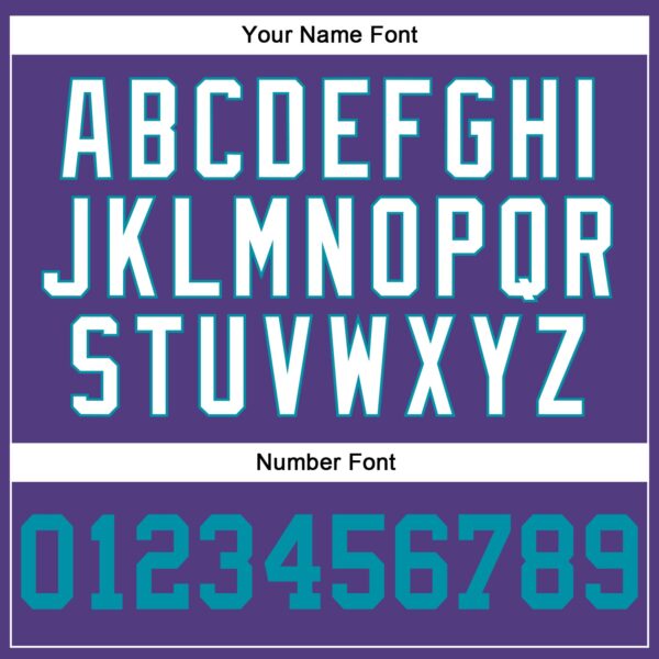 Custom Purple Teal-White Long Sleeve Performance T-Shirt