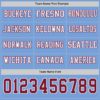 Custom Light Blue Crimson-White Long Sleeve Authentic Football Jersey