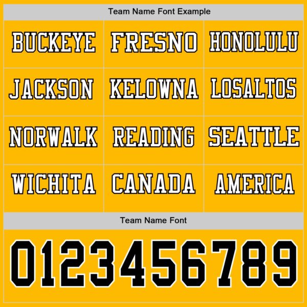 Custom Gold Black-White Long Sleeve Authentic Football Jersey