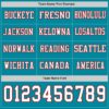 Custom Teal White-Red Long Sleeve Authentic Football Jersey