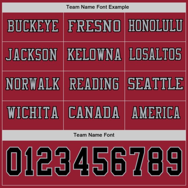 Custom Cardinal Black-Gray Long Sleeve Authentic Football Jersey