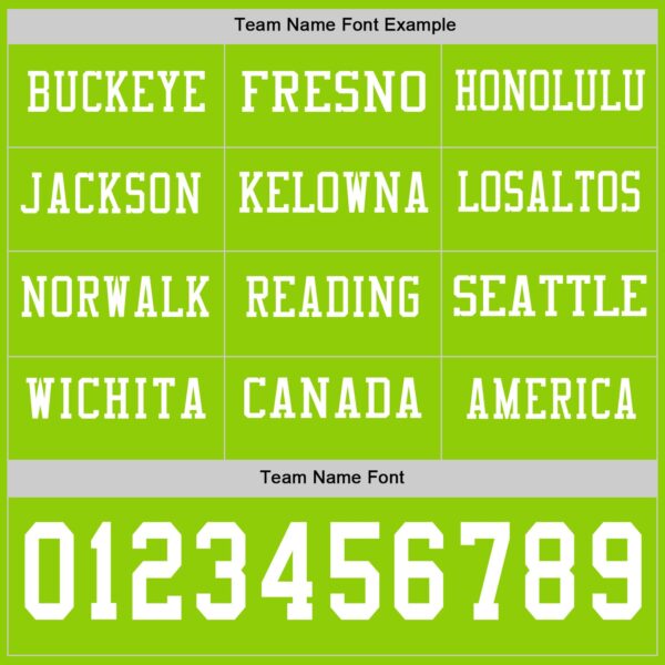 Custom Neon Green White Long Sleeve Authentic Football Jersey