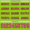 Custom Neon Green Pink-Black Long Sleeve Authentic Football Jersey
