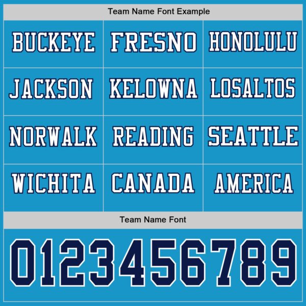 Custom Panther Blue Navy-White Long Sleeve Authentic Football Jersey