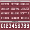 Custom Burgundy White Long Sleeve Authentic Football Jersey