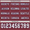 Custom Burgundy White-Navy Long Sleeve Authentic Football Jersey