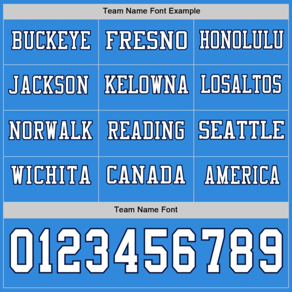 Custom Powder Blue White-Navy Long Sleeve Authentic Football Jersey