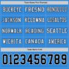 Custom Powder Blue Black-White Long Sleeve Authentic Football Jersey