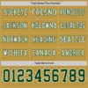 Custom Old Gold Green-White Long Sleeve Authentic Football Jersey