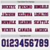 Custom White Royal-Red Long Sleeve Authentic Football Jersey