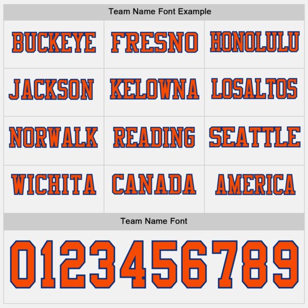 Custom White Orange-Royal Long Sleeve Authentic Football Jersey